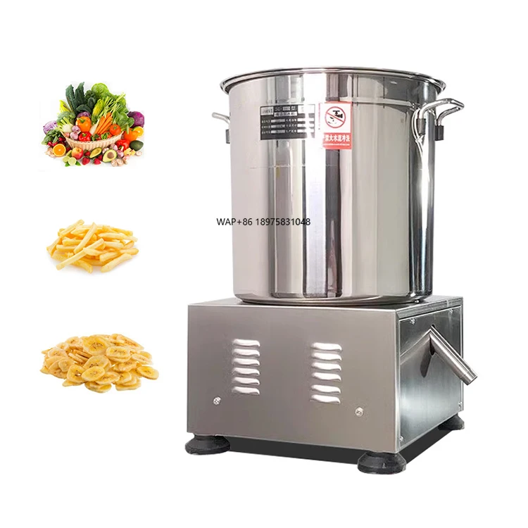 

Deoil Machine Potato Chips Dehydrator Machine Vegetable Spinner Dewatering Machine