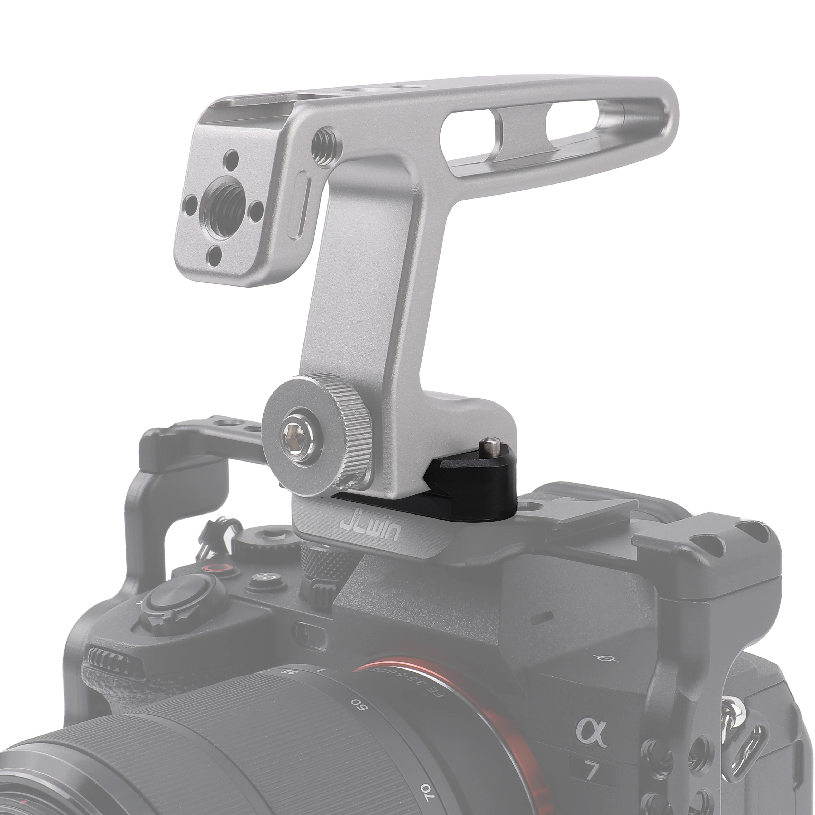 FOTGA Quick Release Rail Handle Chute Slider Slider for Nato Handle EVF Attach - 1409 SLR Camera Cold Shoe Mount and 1/4