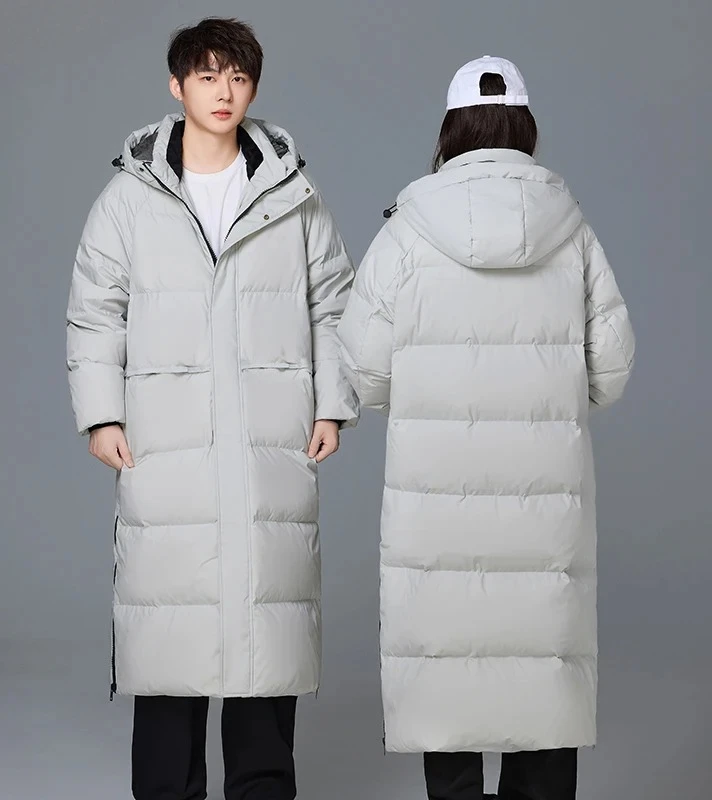 

Men's Outdoor Hiking and Camping Windproof Breathable Long Down Jacket Comfortable Fashionable Trendy Winter Couple Jacket