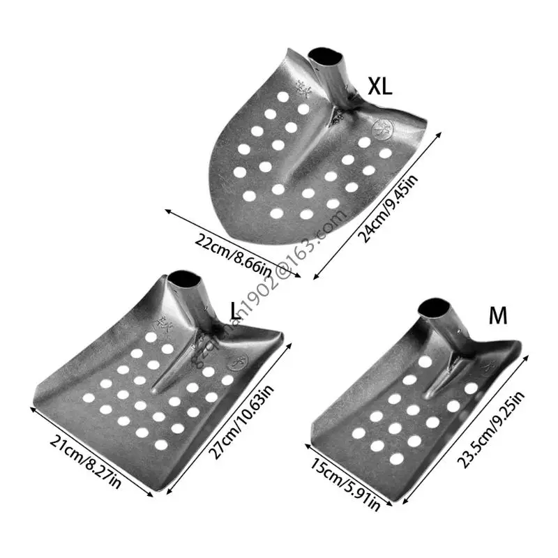 X7AB أداة الصرف الصحي الثقيلة شبكة تجريف مناسبة لتنظيف الصرف مع مقبض مريح بناء الفولاذ الكربون عالي #6
