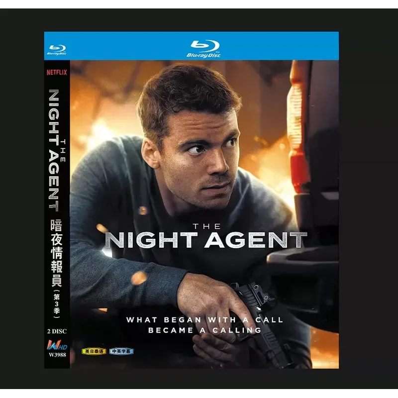 Blu-ray BD Disc High Definition American Drama Dark Night Intelligence Season 3 2026 2 Discs Chinese Subtitles