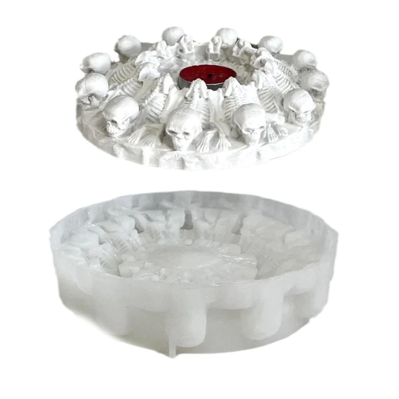 

Tealight Holder Molds Base Moulds Silicone Texture for Craft N2UE