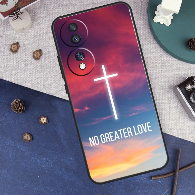 New Faith Christian Religious Jesus Case For Huawei P20 P30 Pro P40 Lite P Smart Z Nova 9 Honor X8 X9a 50 70 Magic 5 Pro Cover