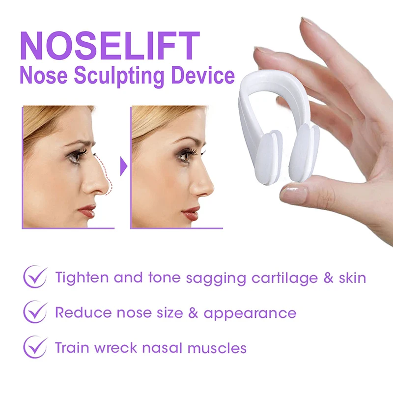 Nose Up Lifting Shaper Orthotics Clip Beauty Nose Slimming Massager Straightening Clips Tool Nose Up Clip Corrector