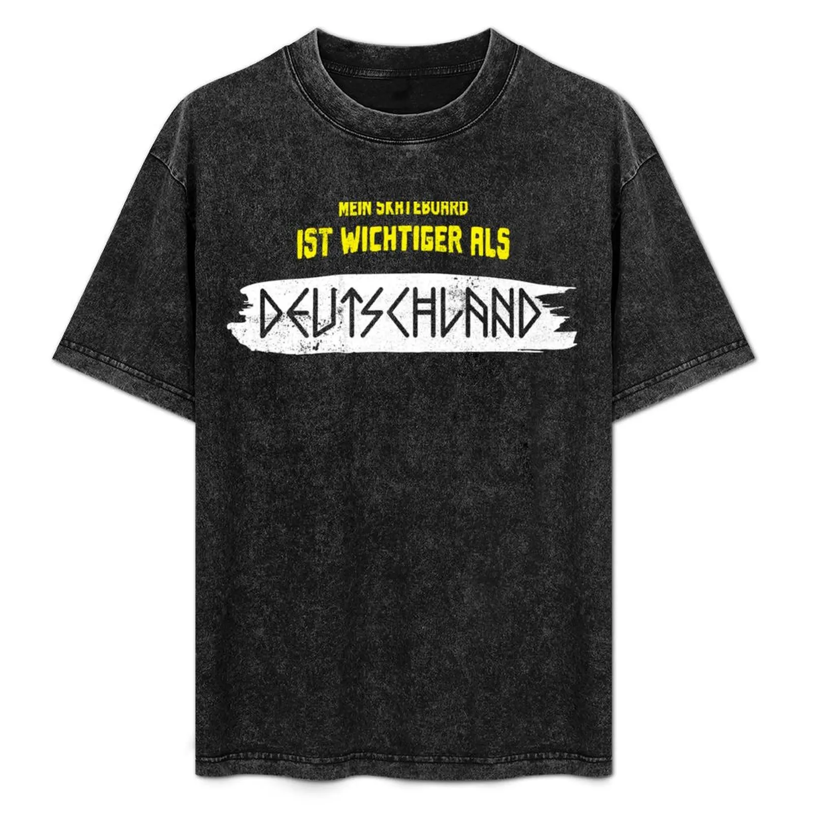 Мой скейтборд важнее, чем Германия. Футболка большого размера, винтажная мужская одежда, мужская футболка.