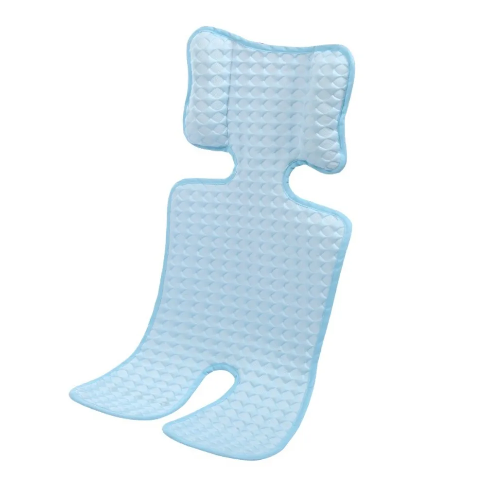 Comfortable Baby Stroller Cooling Seat Mat Soft Breathable Baby Stroller Cushion Solid Color Seat Liner Pushchair Car Mat