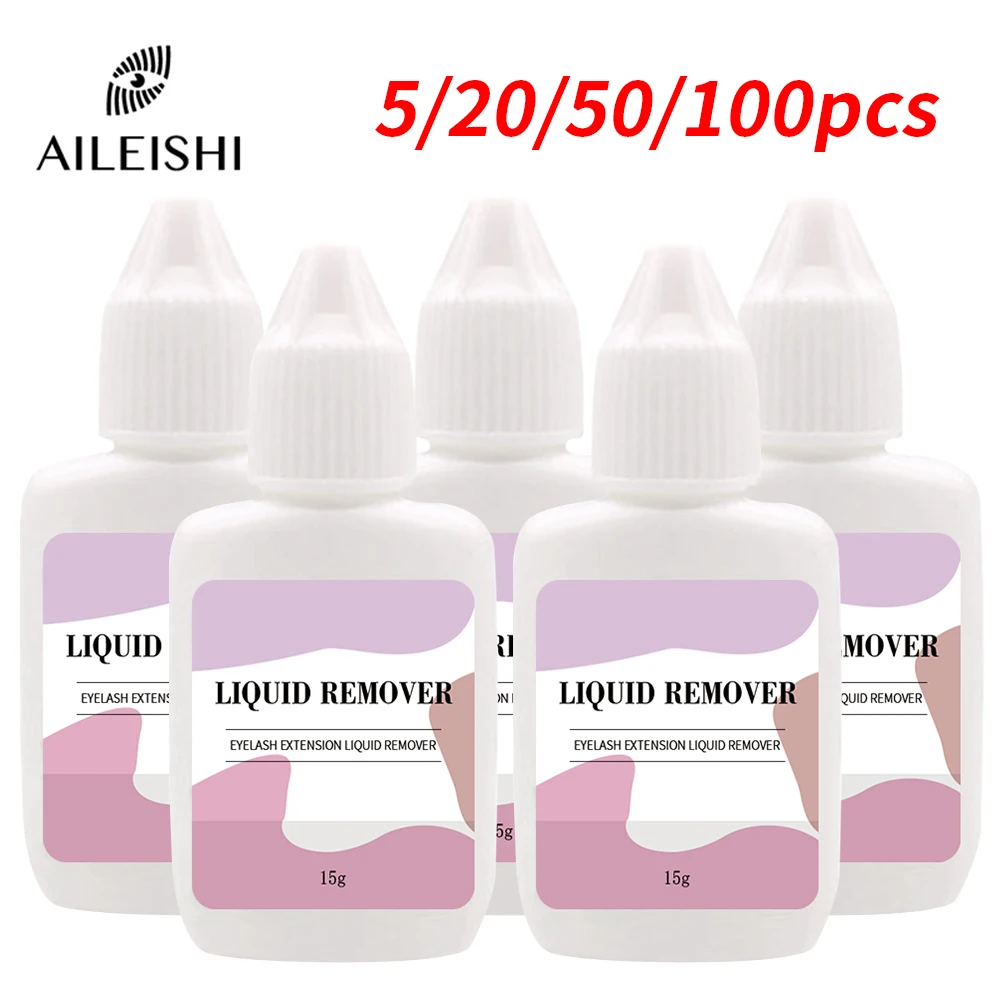 5/20/50/100pcs Liquid Remover for Eyelash Extensions Glue Original Korea False Lash Removal Liquid Beauty Health Makeup Tools