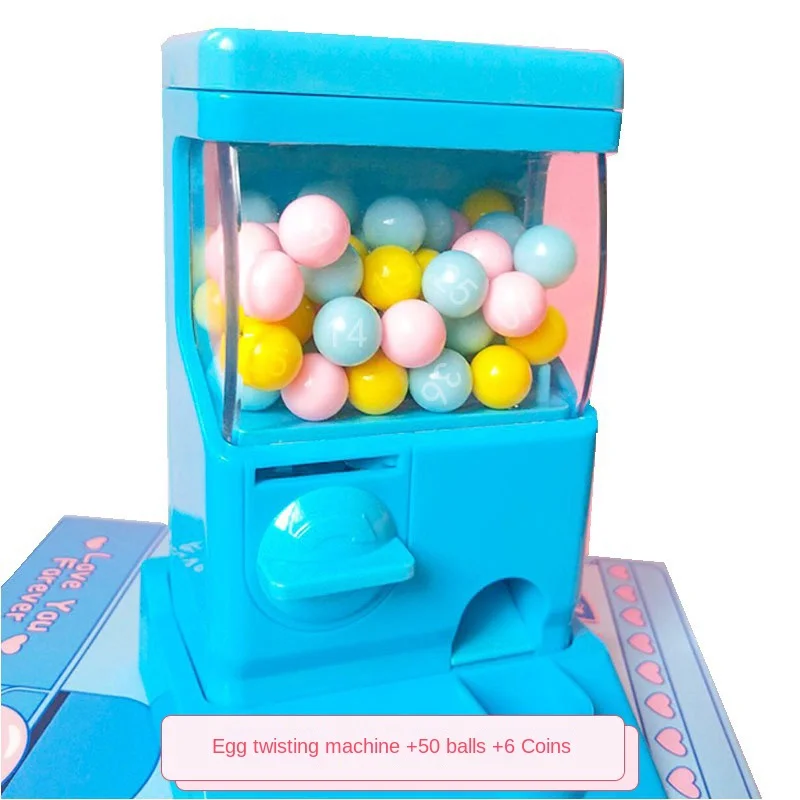 Candy Dispensing Machine Money Saving Box Children Piggy Banks Candy Vending Machine Safes Coin Egg Twisting Machine Gift Ideas