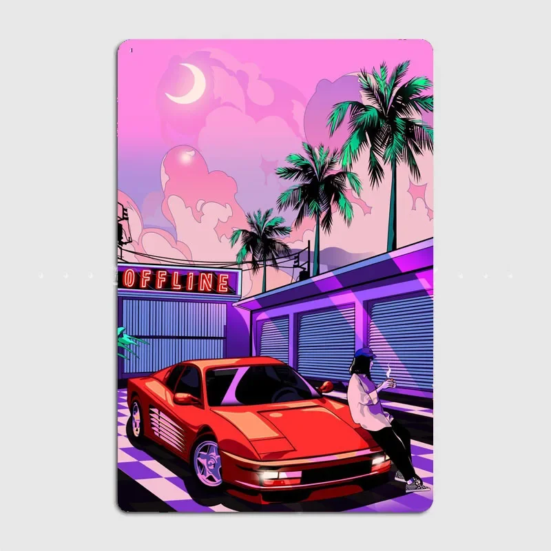 Dreamy Ride SIgn Poster Metal Plaque Poster Custom Garage Club Wall Pub Plaque Tin Sign Poster Vintage Home Room Decor