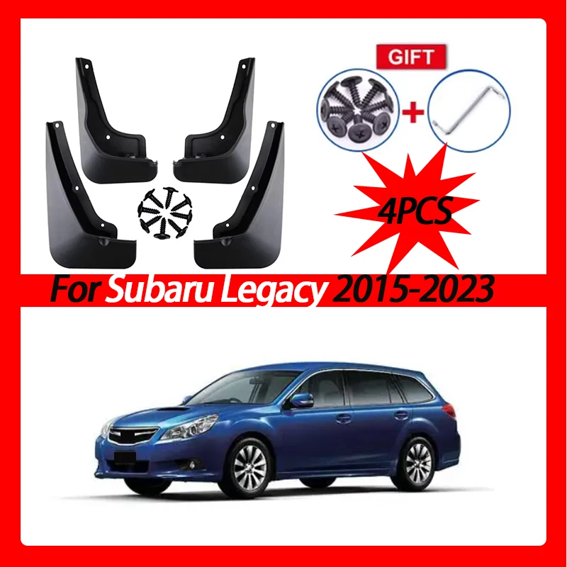 

Mudguards for Subaru Legacy 2015-2023 Rear Fenders Splash Guards Car Wheel Protecti Mud Flap Exterior Styling Auto Accessories