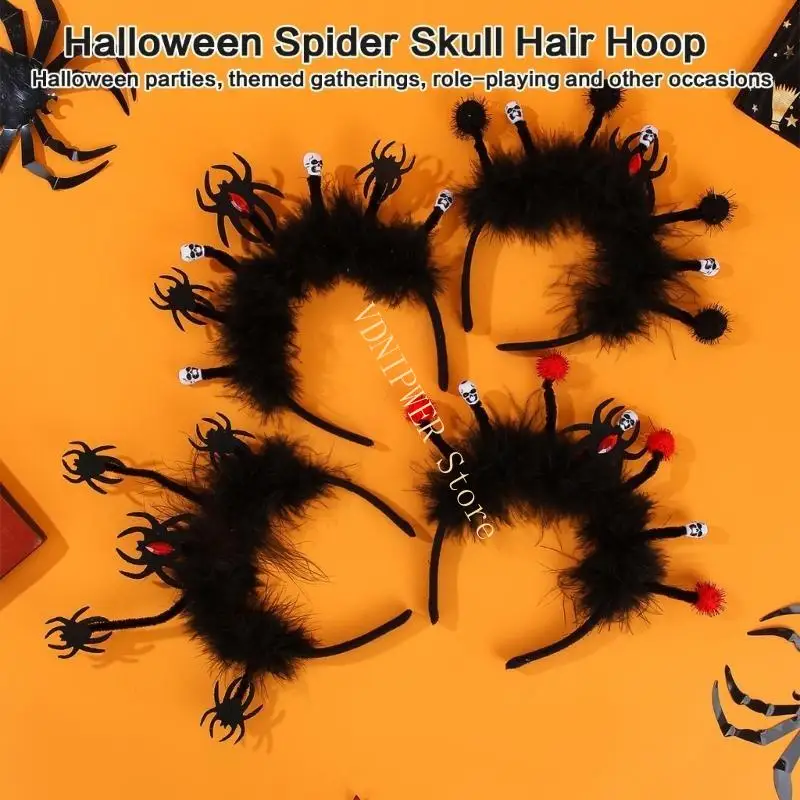 Halloween Costume Bandband Band Tairs Stage Headwear Halloween Party Props Spits Bandband Accessoires D08E