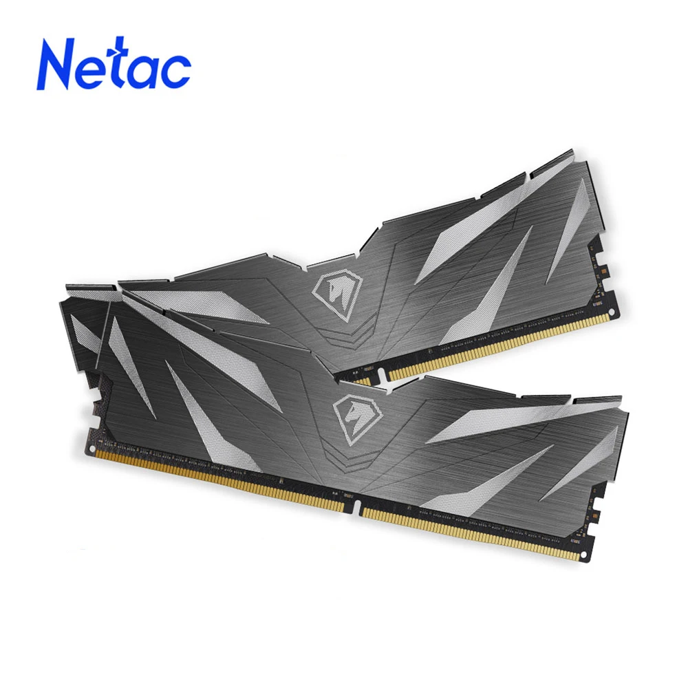 Netac mémoire Ram DDR4 2666MHz 3200MHz 3600MHz double canal 8GB 16GB DDR4 XMP2.0 mémoire 288 broches UDIMM avec dissipateur thermique pour ordinateur de bureau