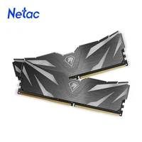 Memoria Netac Ram DDR4 2666MHz 3200MHz 3600MHz doble canal 8GB 16GB DDR4 XMP2.0 memoria 288Pin UDIMM con disipador térmico para escritorio