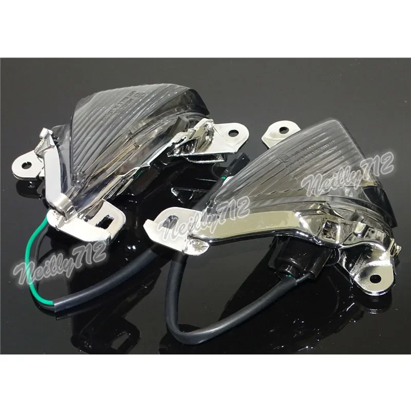 WAASE Motorcycle Signal Lamp EMARK Front Turn Signals Blinker Indicator Lens For Kawasaki Ninja ZX10R ZX-10R 2006 2007
