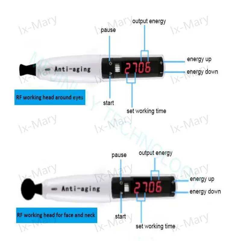 Nueva barredora multifuncional mejorada, dispositivo mágico de belleza para el cuidado de los ojos y la cara, antiarrugas, máquina de eliminación de bolsas de ojos RF