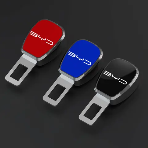 Car Seat Belt Buckle Plug Auto Safety Strap Extension For  BYD Atto 3 E6 M6 L3 D1 S6 F0 E5 E2 Tang F3 Song Interior trim strip