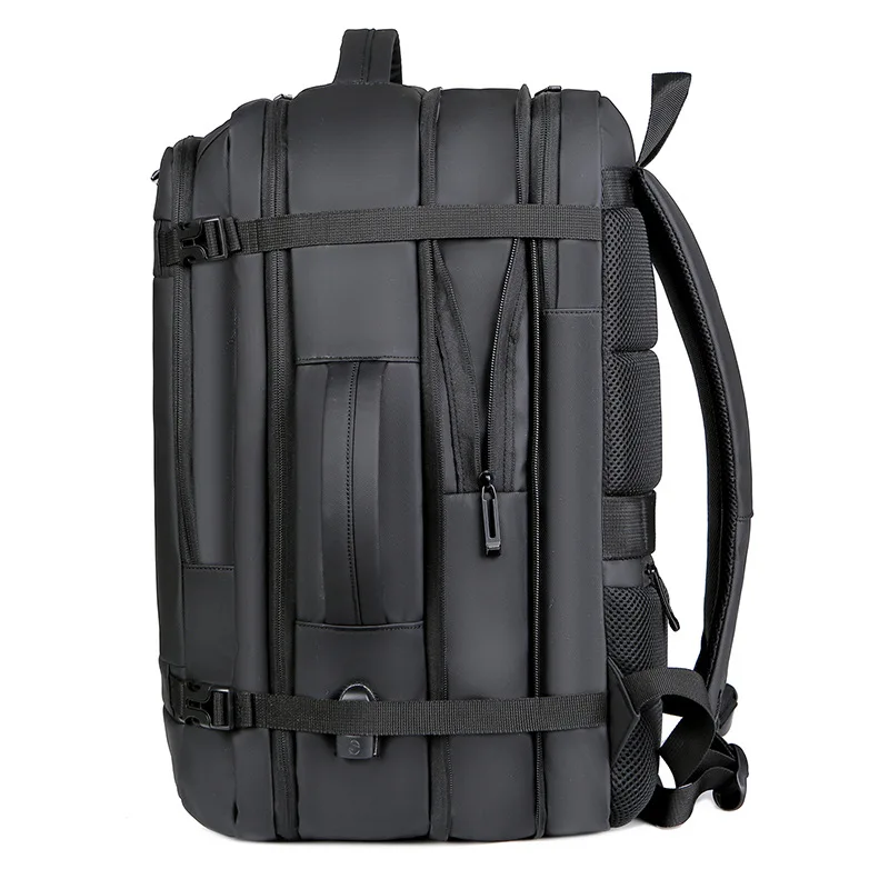 Mochila para ordenador portátil con carga USB para hombre y mujer, morral informal de gran capacidad para negocios, bolso de hombro para estudiantes universitarios, novedad