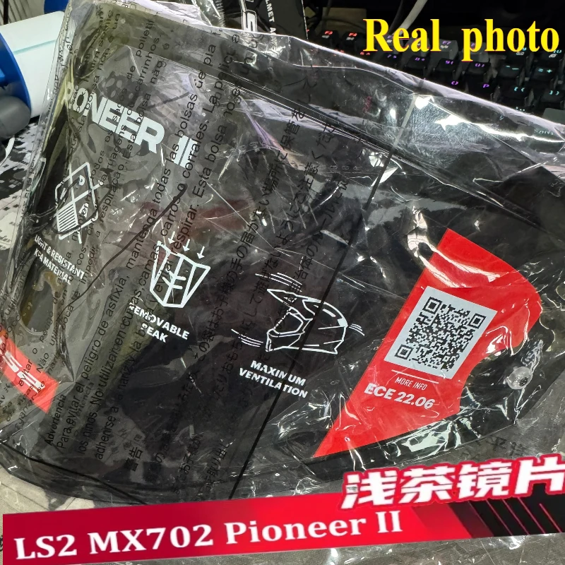 

For LS2 MX702 Pioneer II Motorcycle Adventure Helmet Original Sun Visor Vision mx702 lens 018