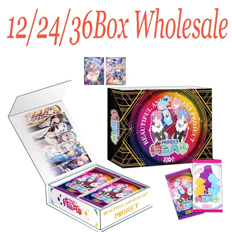 

Wholesales 12/24/36boxes Goddess Story Collection Card Project Maiden Sexy Table Playing Game Board Kids Adult Toys Christmas