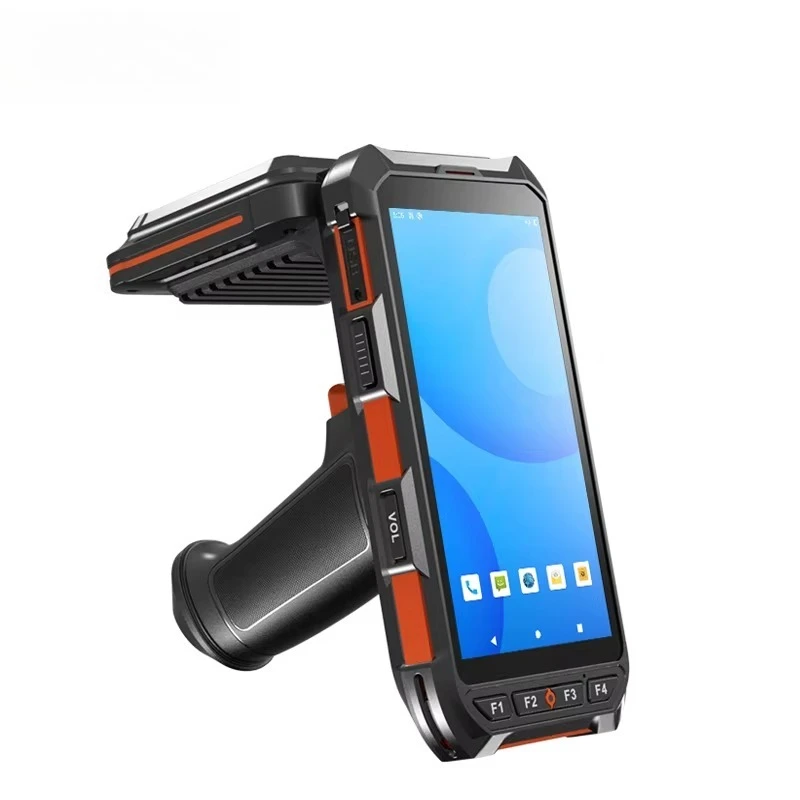 C6100 Android 13.0 Pda Handheld Rfid Scanner Long Range RFID Tag Reader 8000mah IP65 Rugged Industrial Data Collection Terminal