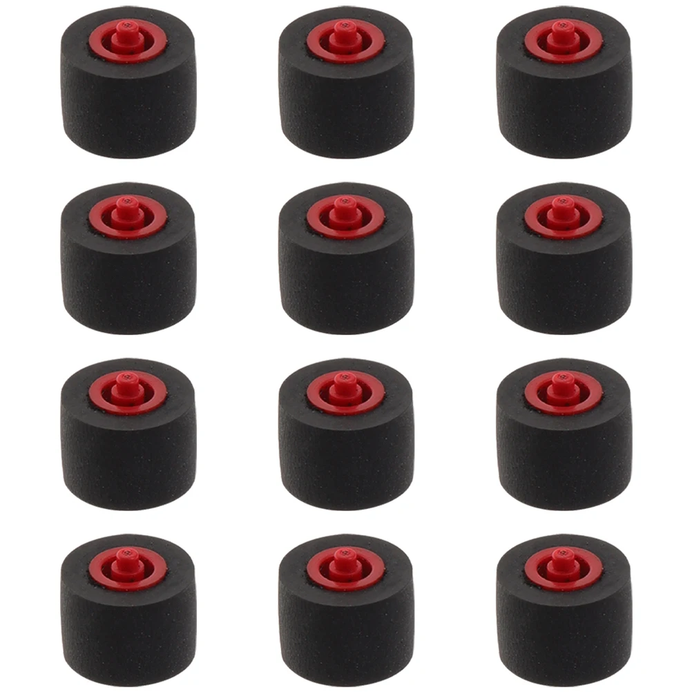 

12 Pcs Pressure Pulley Pinch Roller Plastic Axle 9 6 5 9 1 1 5 for Recorder Cassette Tape Machine DJ Accessories