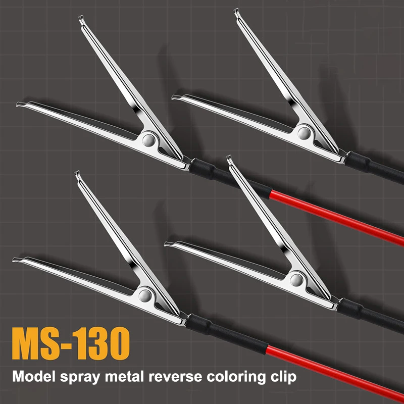 

10Pcs MS130 Reverse Painting Clips Spray Metal Coloring Tool For Modeler Building DIY Craft Painting Making