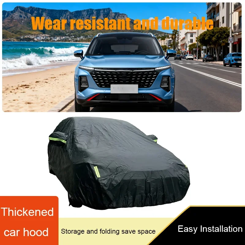 

Suitable for Chery Chirey Omoda 5 C5 E5 2022-2026 Windproof Car Outdoor Rain, Sun, Snow, Dust Cover Thickened Car Cover