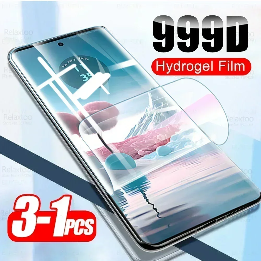 For Motorola Edge 40 Neo Hydrogel Film 1-3Pcs Screen Protector Edge40 Pro Edge40Neo 40Pro 40Neo 5G 2023 Premium Films Not Glass