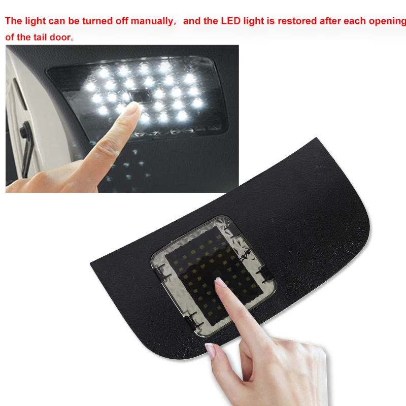 iJDM Car Xenon White Full LED Rear Hatch Door Tailgate Lid Cargo Overhead Light For Toyota Sienna Cargo Trunk Light 2022-2023