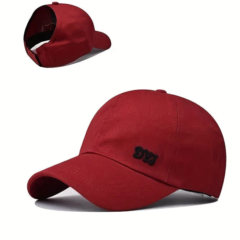1 Stück verstellbare Baseballkappe für Damen – atmungsaktiv, Sonnenhut für hohe Pferdeschwänze, bequemer modischer Sonnenhut, geeignet für Outdoor-Sportarten – Detail 5