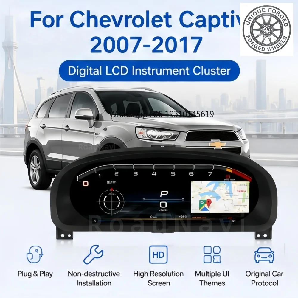 Velocímetro para Auto BC RoadNavi 26style para Chevrolet Captiva 2007-2017, Pantalla LCD Digital, Actualización del Panel de Instrumentos