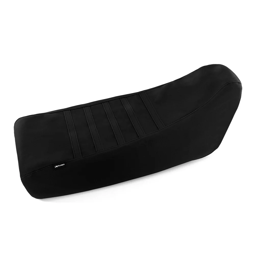 Motorcycle Non-Slip seat cover For Kawasaki KLR650 2008 2009 2010 2011 2012-2018 Striped Grip Gripper Seat Saddle Cushion Cover