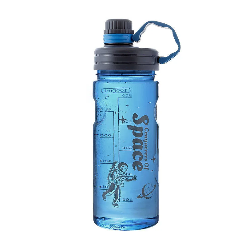 3L High Capacity Water Bottle Summer Sport Fitness Kettle Creative with Leakproof DoubleDrink Outdoor Portable Gradient Plastic