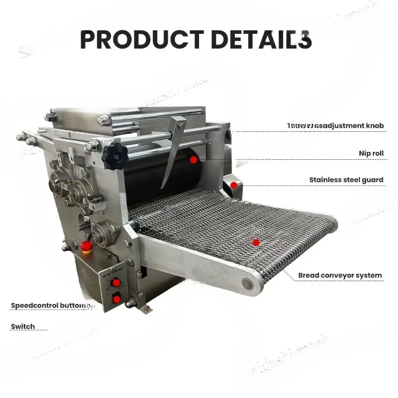 Large Round Tortilla Making Machine Grande Size Commercial for Dubai Market Restaurant Use 15cm 20cm