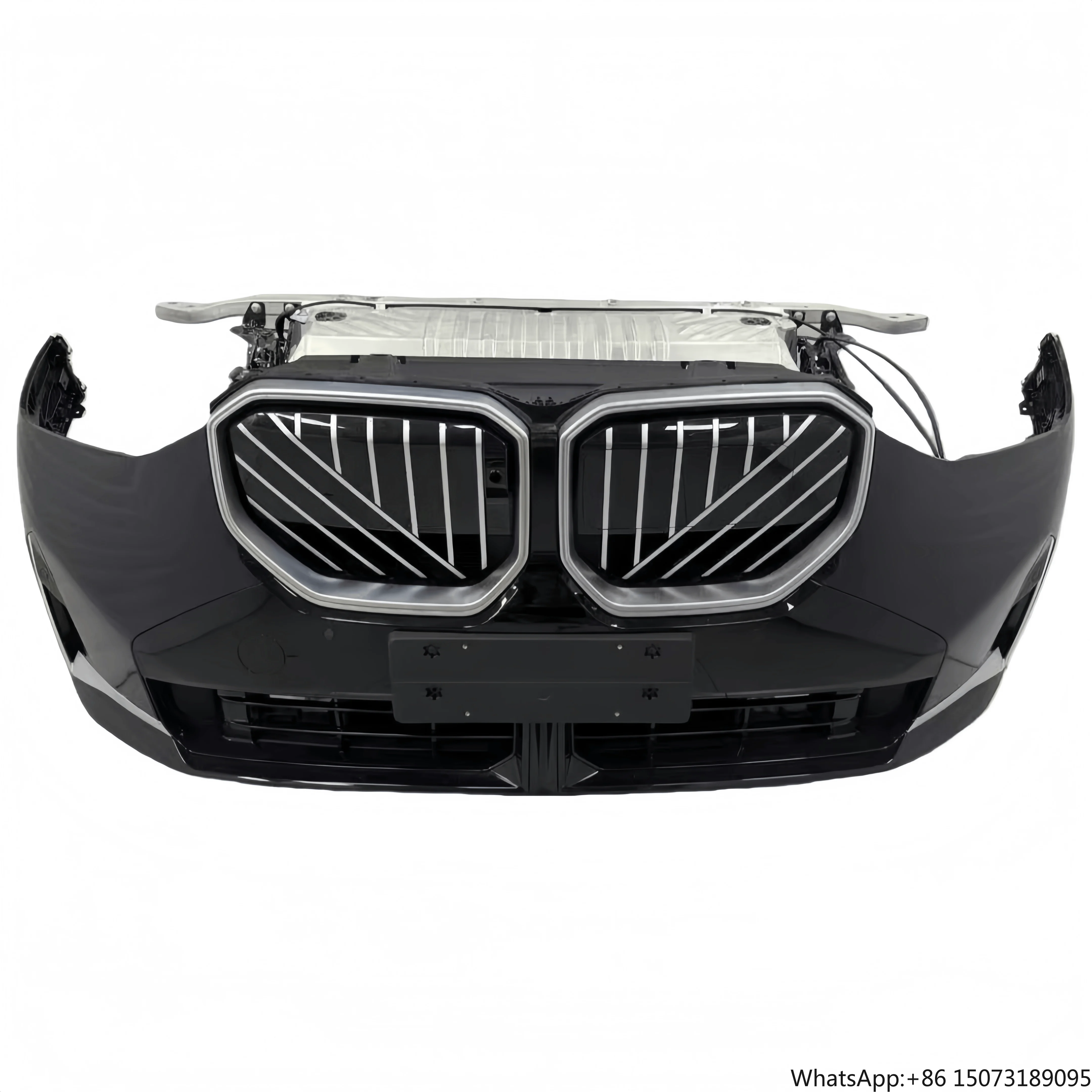 

Комплект кузовных деталей XDrive25L/G45/G48 для X3: передняя решетка, бампер, защита, фары, радиатор и электровентилятор.