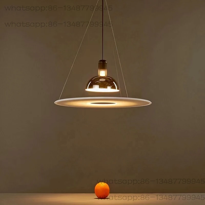 

Скандинавский дизайнер, маленькая квартира, одноглавая летающая тарелка, ресторан, основной светильник, японская круглая столовая Баухаус