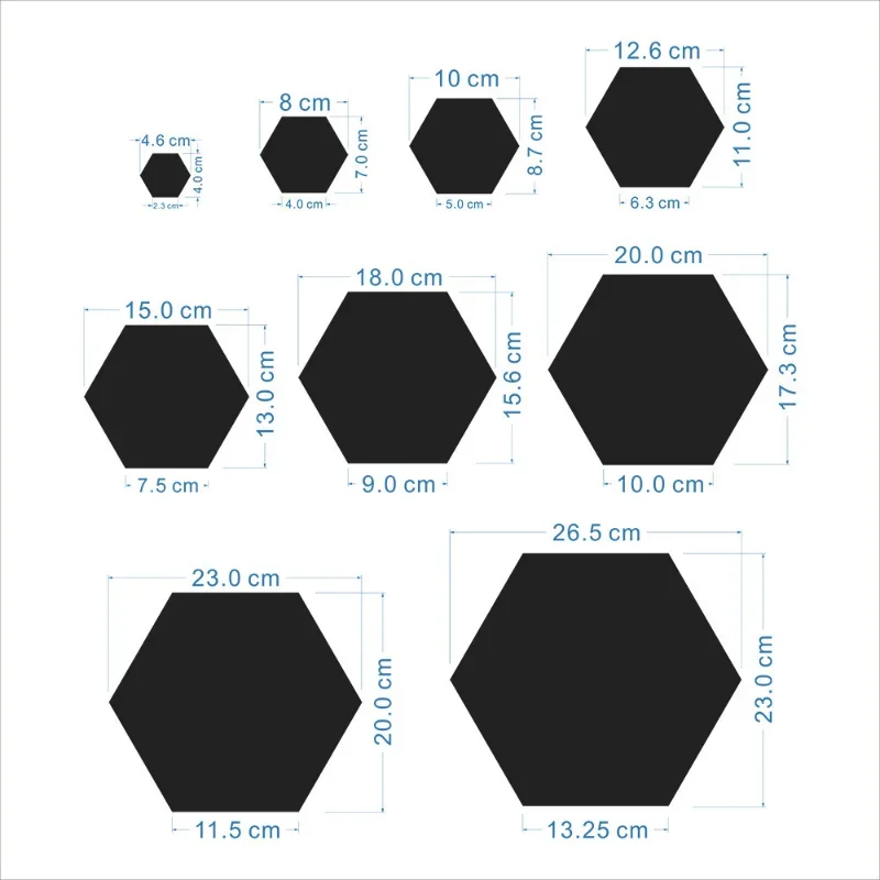 12Pcs Spiegel Wand Aufkleber Hexagon Aufkleber Wohnkultur DIY Selbst-klebe Spiegel Aufkleber Wand Zubehör Schlafzimmer Dekoration