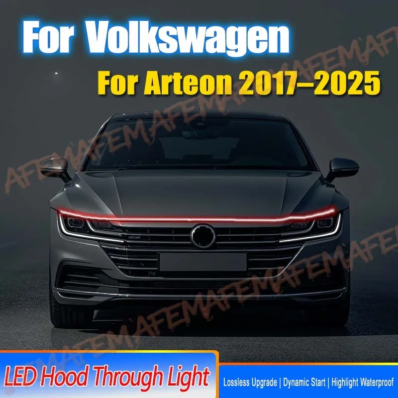 1 Stück Auto-LED-Tagfahrlicht DRL Nebelscheinwerfer für Volkswagen Arteon 2017-2025 Dekorative Atmosphärenlampen Umgebungsbeleuchtung 12V