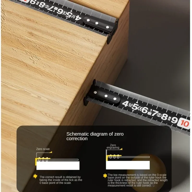 2024 Xiaomi Steel Tape Measure Double Sided High Precision Multifunctional Household Woodworking Portable Measuring Tools Ruler