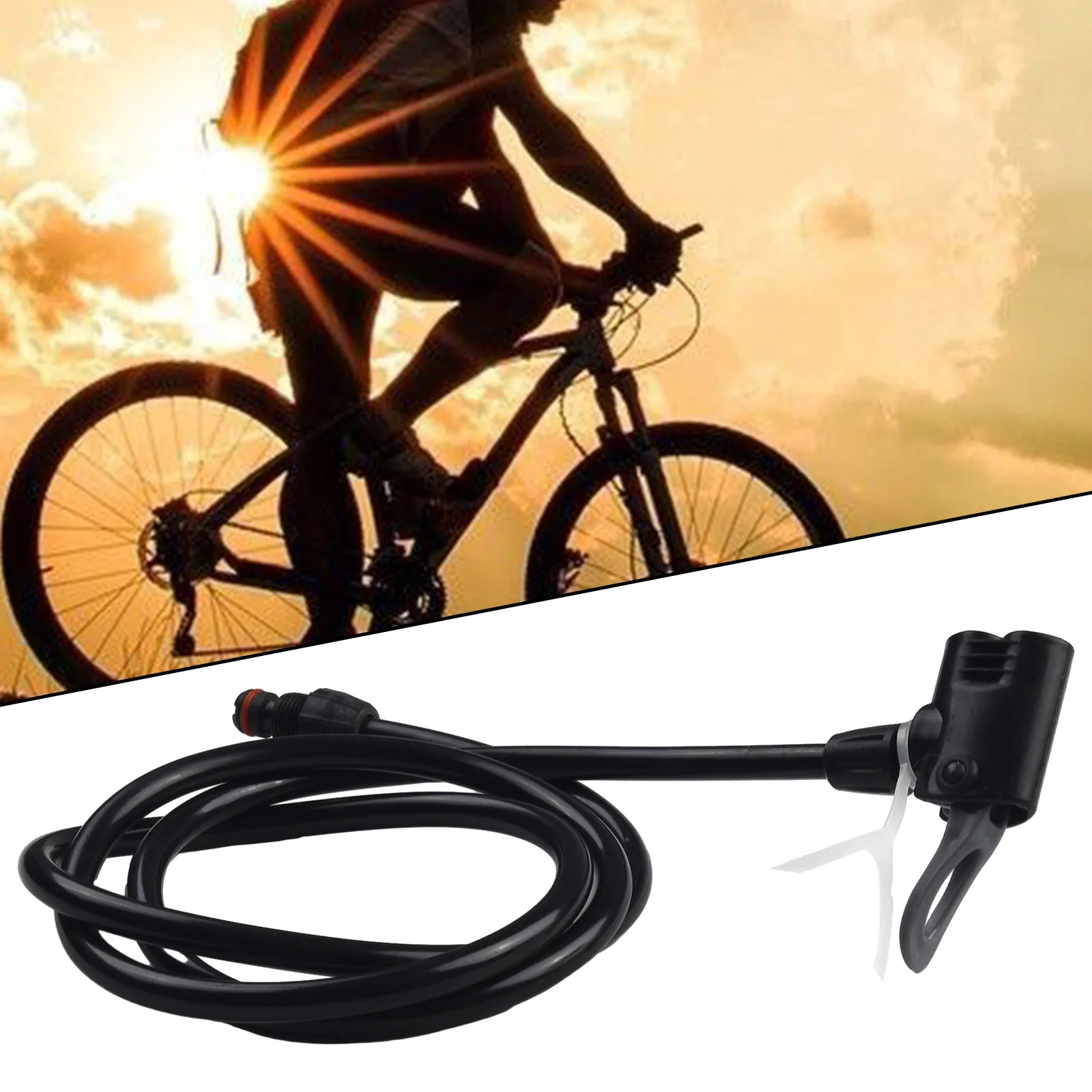 Bicycle Air Pump Extension Tube Pump Bicycle Hose Air Pump Connector Bike Air Pump Tire Inflator Nozzles Accessories