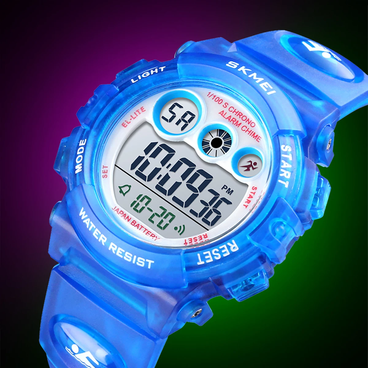 SKMEI Fashion Toys Boys Wristwatches Kids Watches LED Digital Children Watch Date Cartoon Sports Watches Robot Transformation