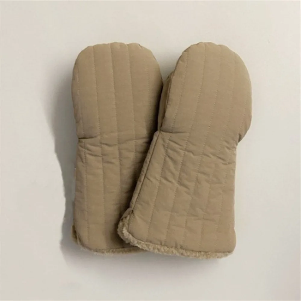 

Fleece Lined Baby Stroller Gloves Anti Freeze Keep Warm Stroller Handlebar Gloves Windproof Thickened Baby Stroller Mittens