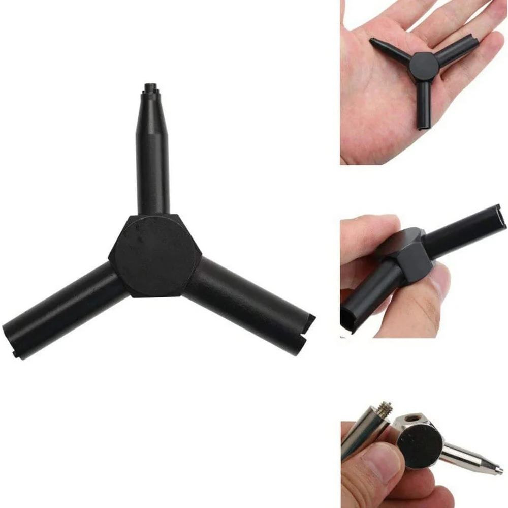 The Air Gas Valve Key Triple General Triangle Wrench Magazine Charging Valve Disassembly Tool is Suitable for GBB AEG KSC WA