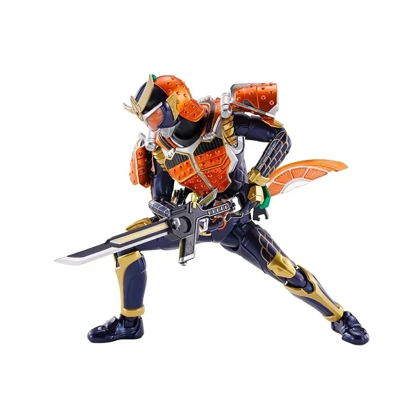 In Stock Original Bandai SHF Anime Kamen Rider Gaim ORANGE ARMS  Action Figure PVC Model Collectible Ornaments Toy Hoilday Gifts