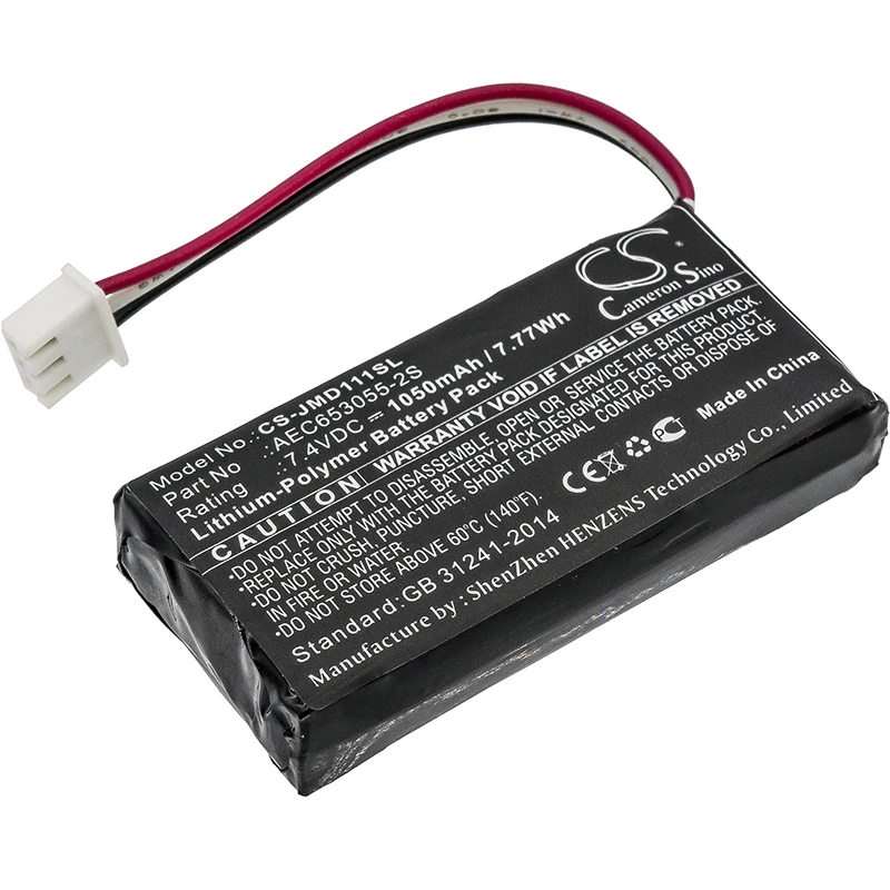 100% NEW1050mAh Speaker Battery AEC653055-2S for JBL Flip, Flip 1, Please check the place of wires and different connector