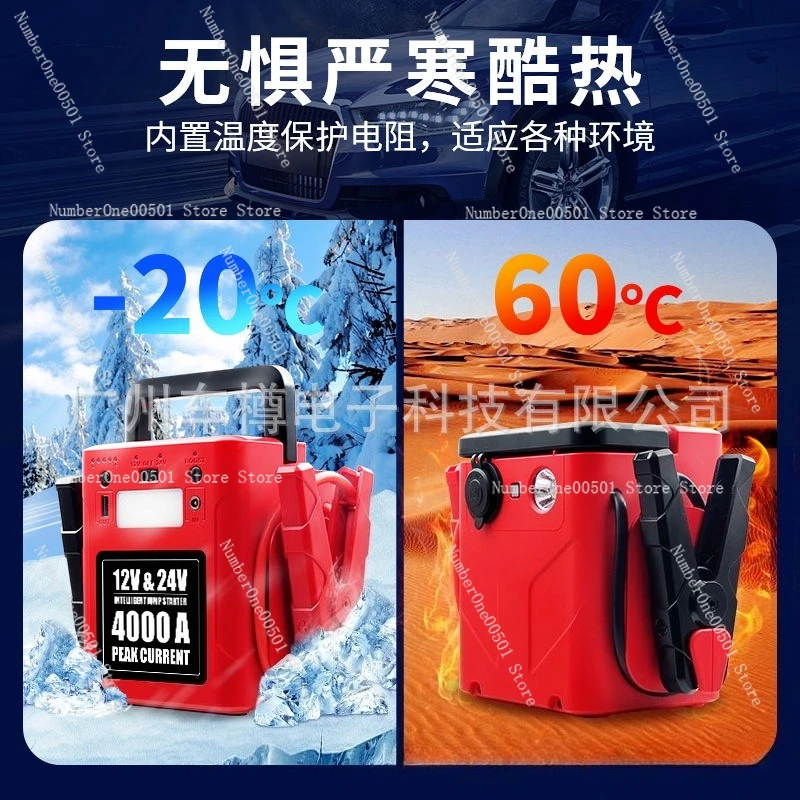 Fast Start Long-Life Safe Anti - Car Jump Starter 12V 24V Truck recension och pris