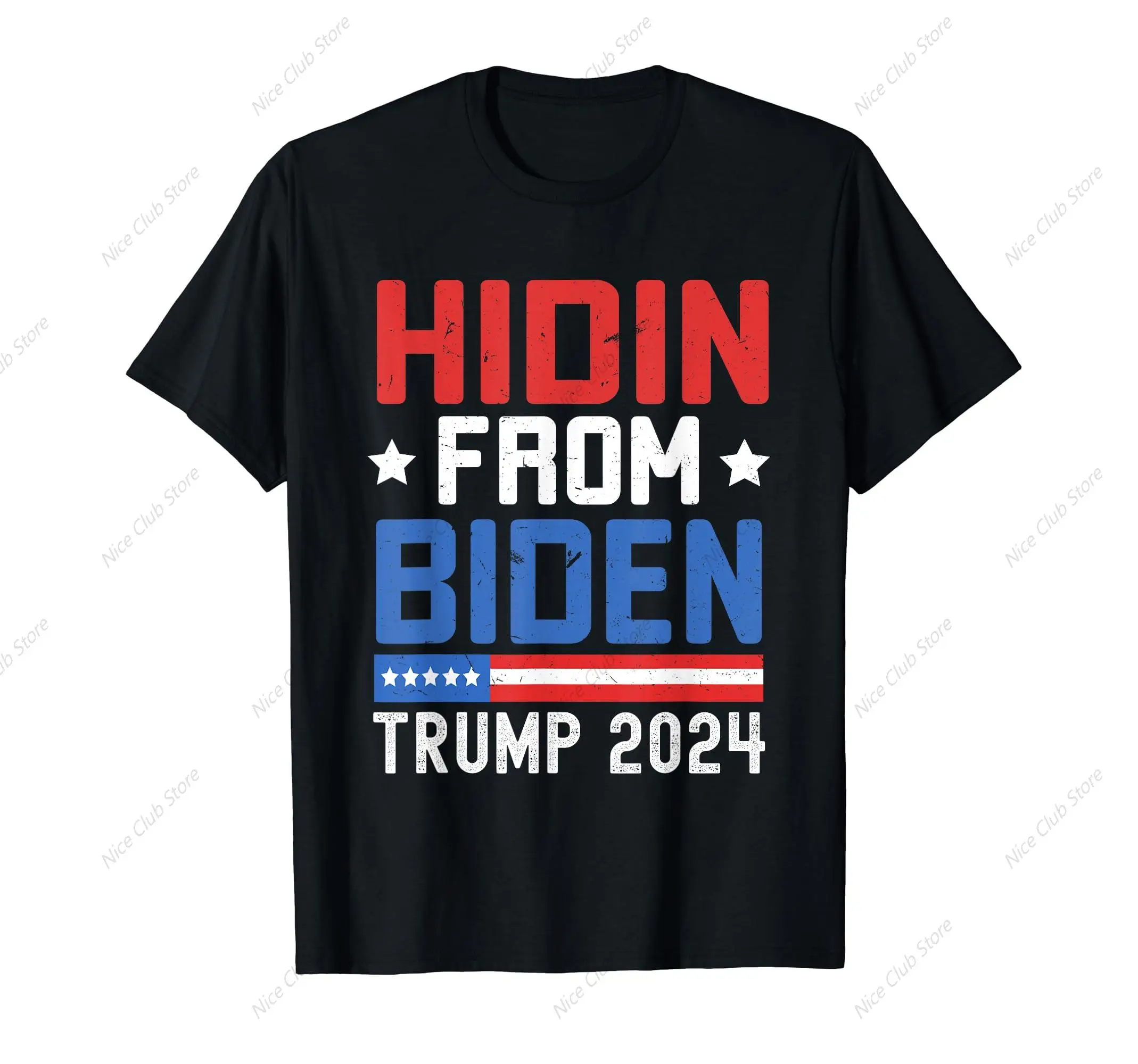 Hidin From Biden Kids Men Trump 2024 Funny Anti Joe Biden T-Shirt