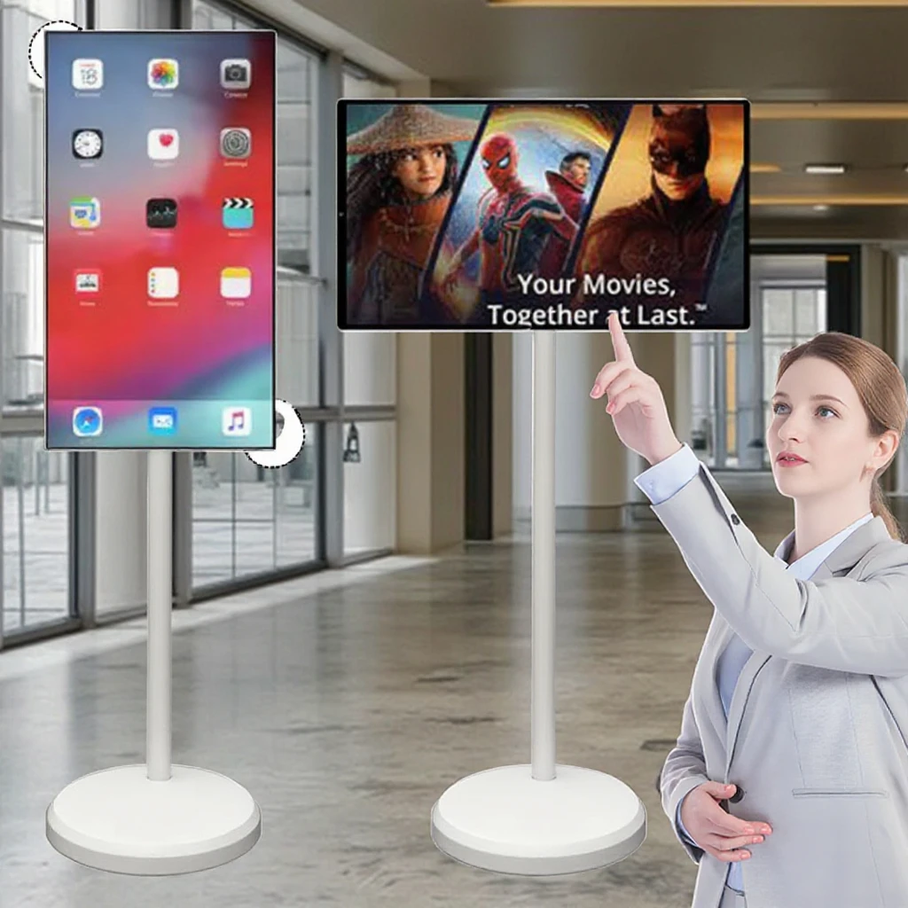 

21.5" Large Screen Tablet Portable 21.5 Inch Smart Tv Display 4+64G Lcd Monitor Moving Digital Signage Mobile Smart Television