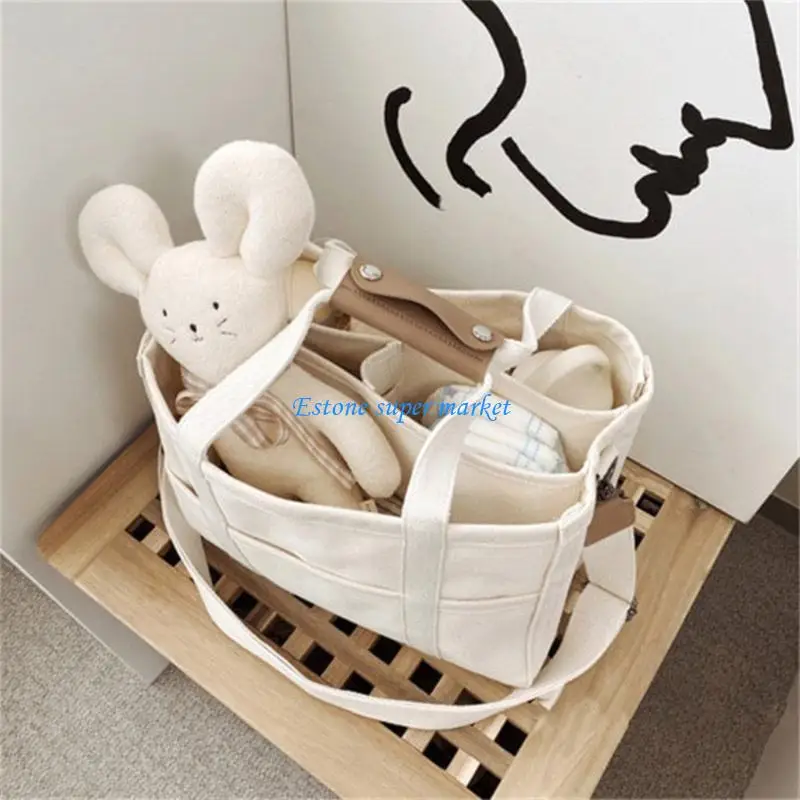 090B Large Capacity Mom Bag Diaper Bag for Women Crossbody Bag Travel Storage Bag