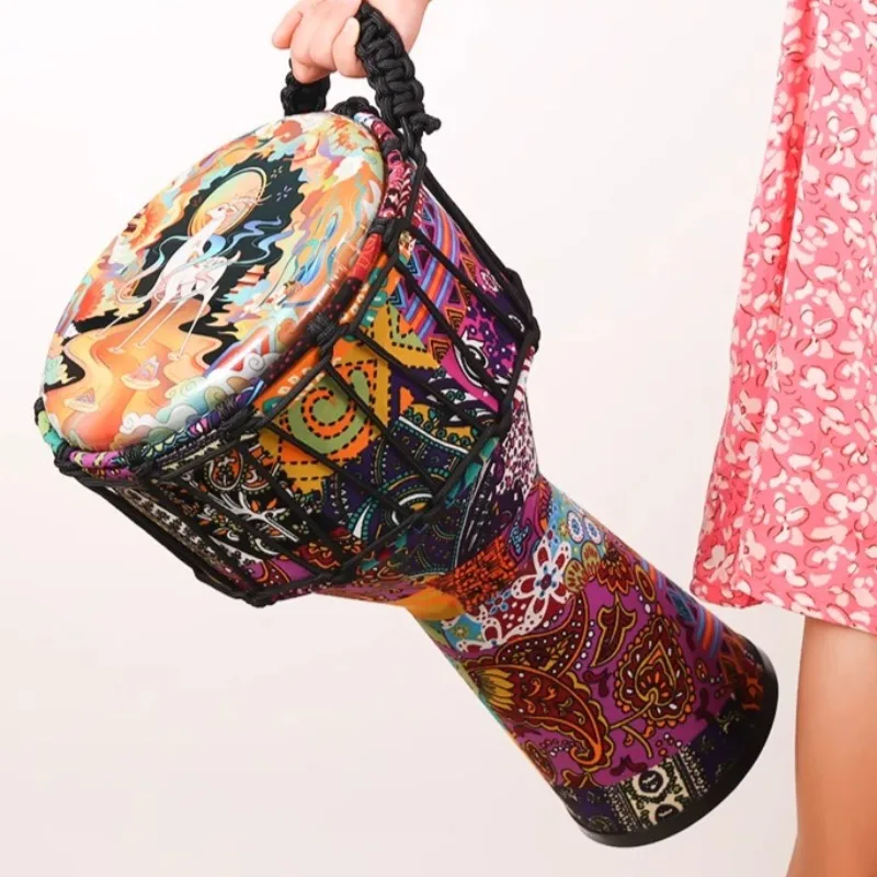 

10 Inch Djembe Drum Adult Handheld African Drums Professional Children Beginners Tambourines Portable Percussion Instruments